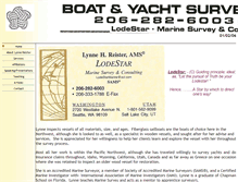 Tablet Screenshot of lodestarmarine.com